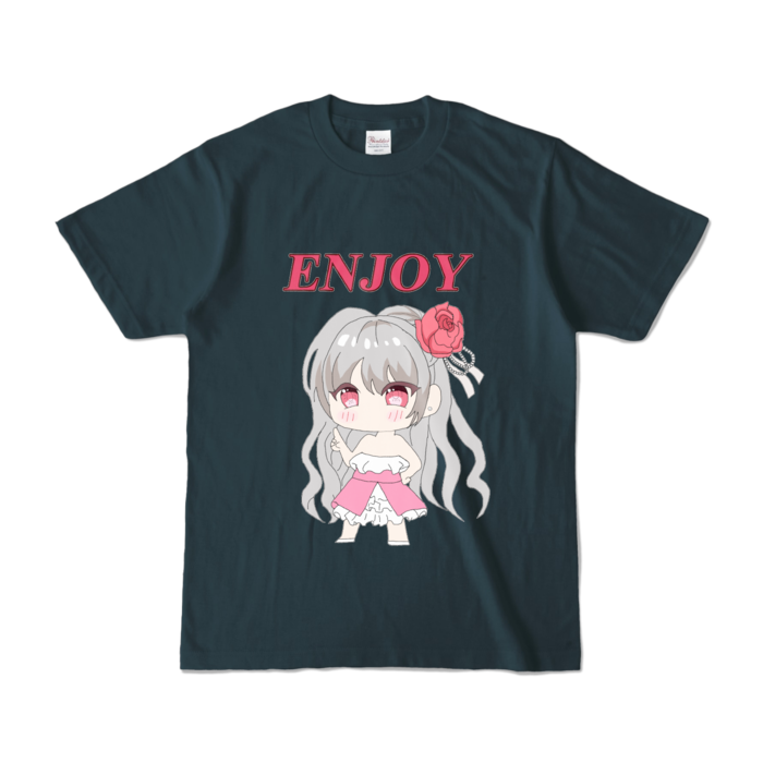 カラーTシャツ - S - デニム (濃色)