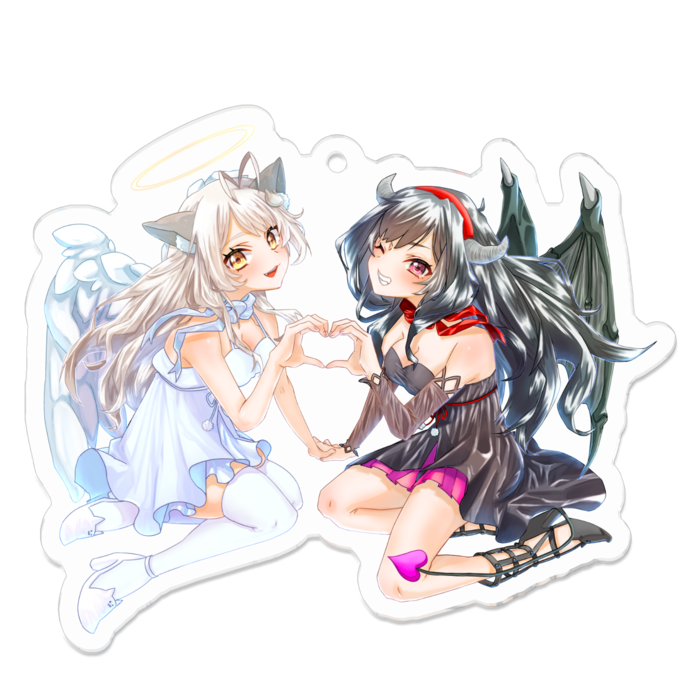 アクリルキーホルダー - 70 x 70 (mm)