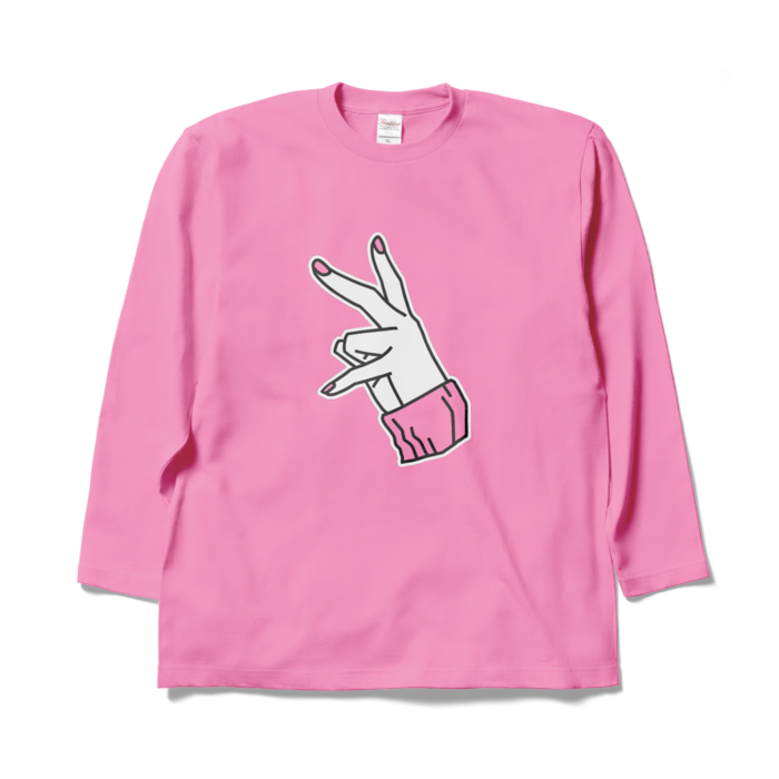 ロングスリーブTシャツ - XL - ピンク