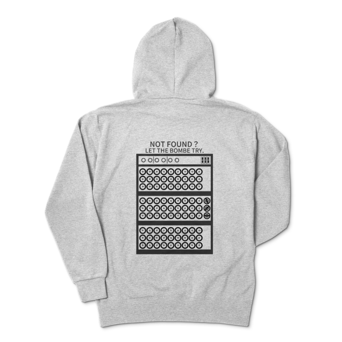 ジップパーカー - XL - 杢グレー