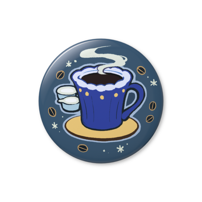 缶バッジ・ブレンドコーヒー - 44mm