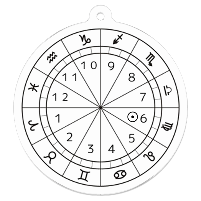 アクリルキーホルダー - 50 x 50 (mm)