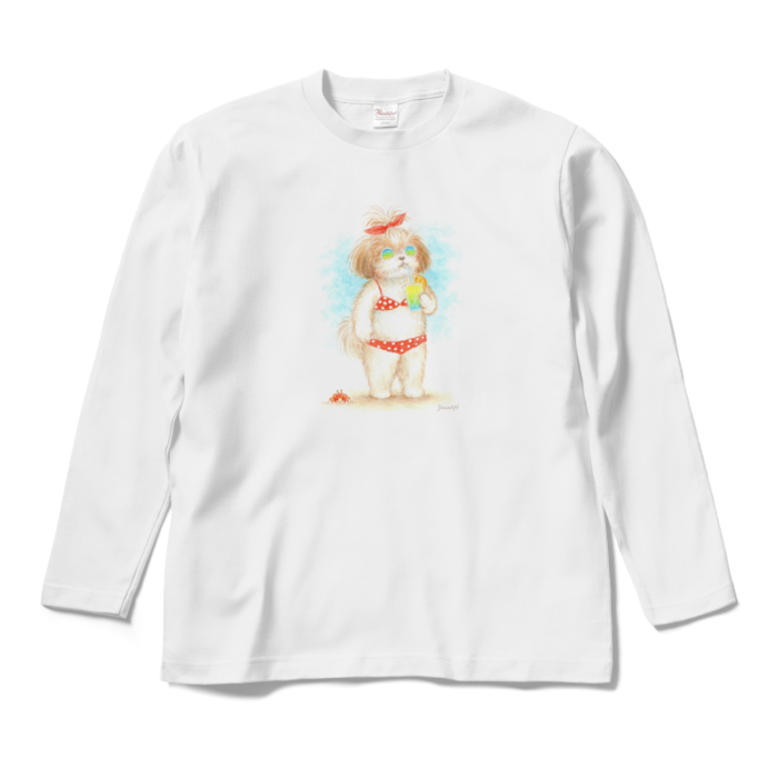 ロングスリーブTシャツ - M - ホワイト/Long Sleeve T-Shirt white(M)