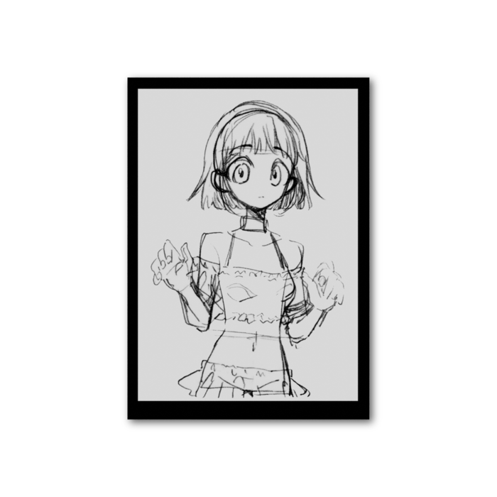 フォト風カード - 縦 - 片面