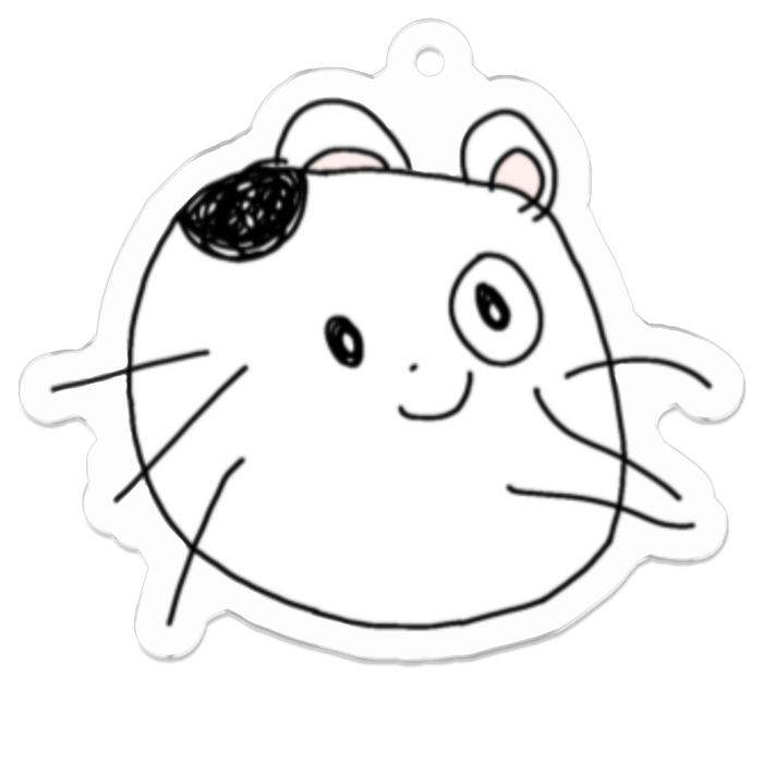 アクリルキーホルダー - 50 x 50 (mm)