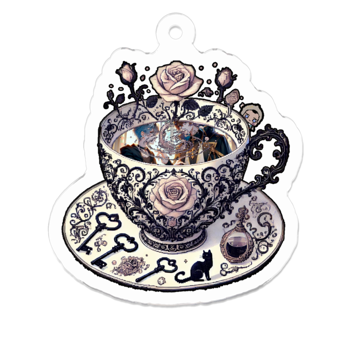 アクリルキーホルダー - 50 x 50 (mm)