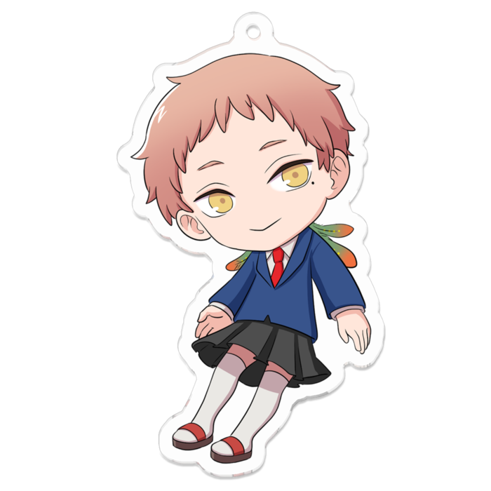 アクリルキーホルダー（コーティング） - 70 x 70 (mm)