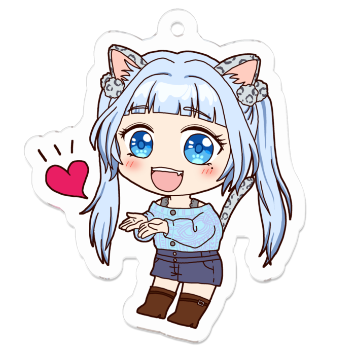 アクリルキーホルダー - 50 x 50 (mm)