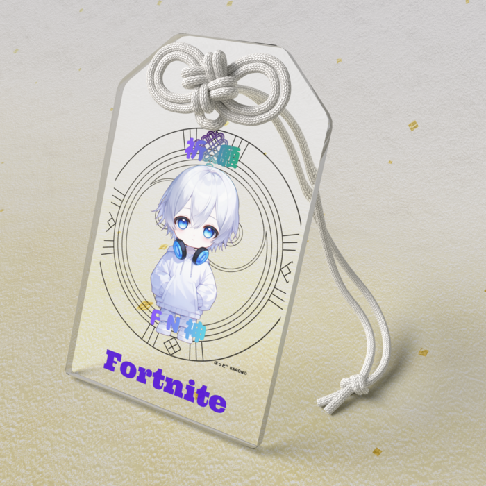 アクリルお守り - 50 × 80mm