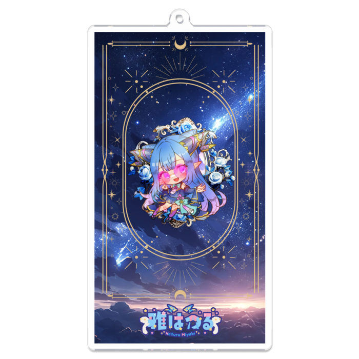 【長髪サングラス】アクリルキーホルダー