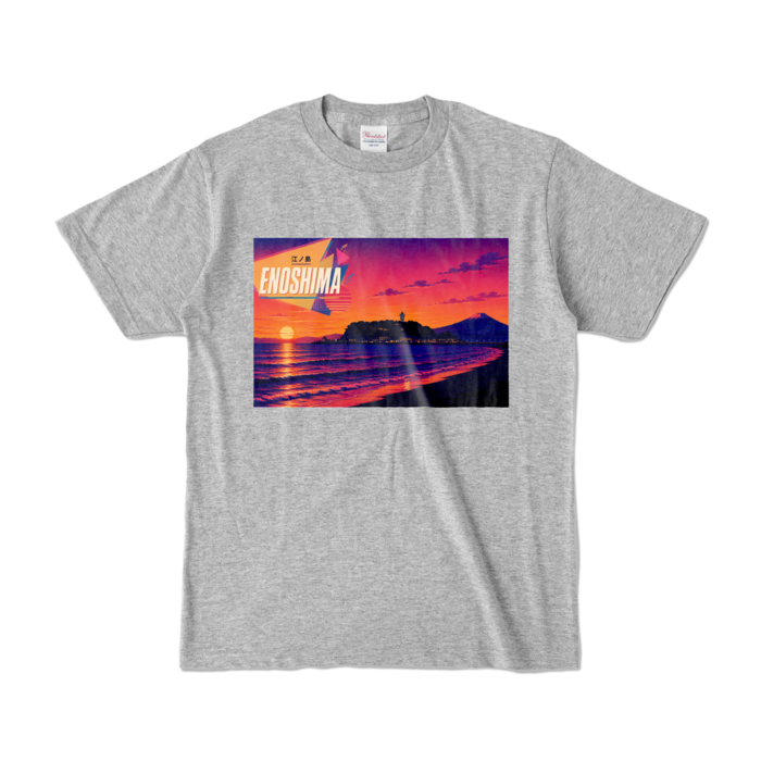 カラーTシャツ - S - 杢グレー (濃色)