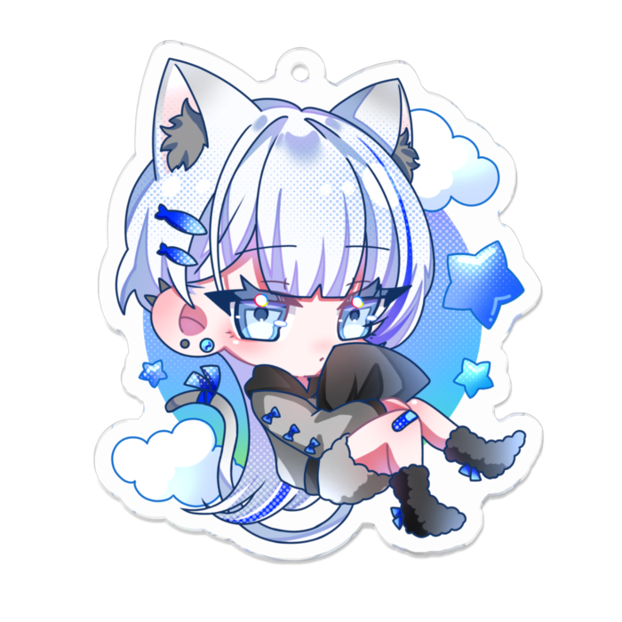 アクリルキーホルダー - 70 x 70 (mm)
