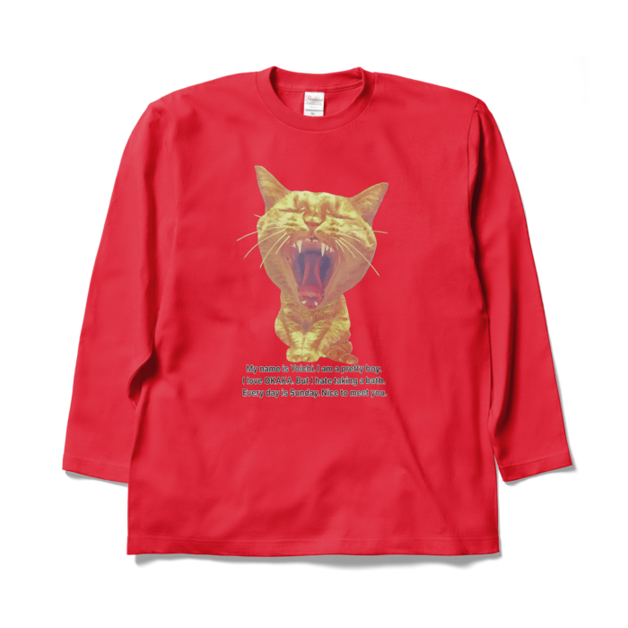 ロングスリーブTシャツ - XL - レッド