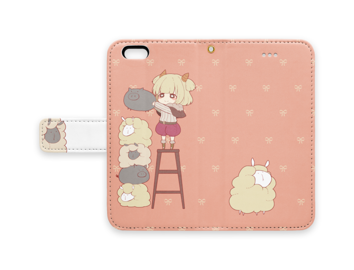 手帳型iPhoneケース - iPhone 6 / 6s - ストラップ穴 あり