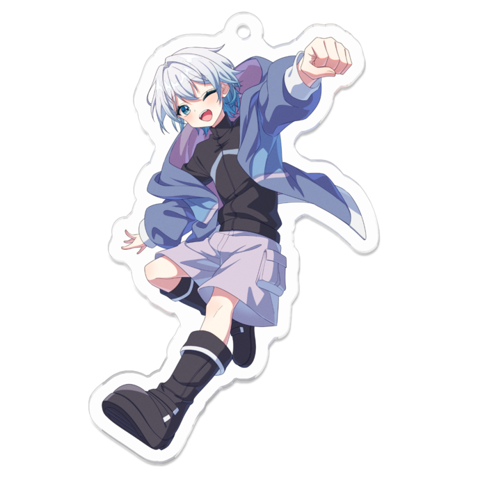 アクリルキーホルダーB - 70 x 70 (mm)