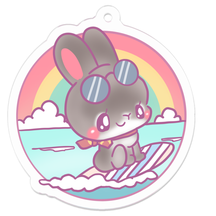 アクリルキーホルダー - 50 x 50 (mm)