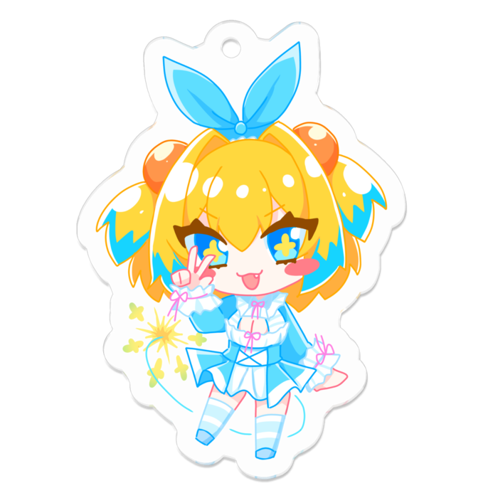 アクリルキーホルダー - 50 x 50 (mm)