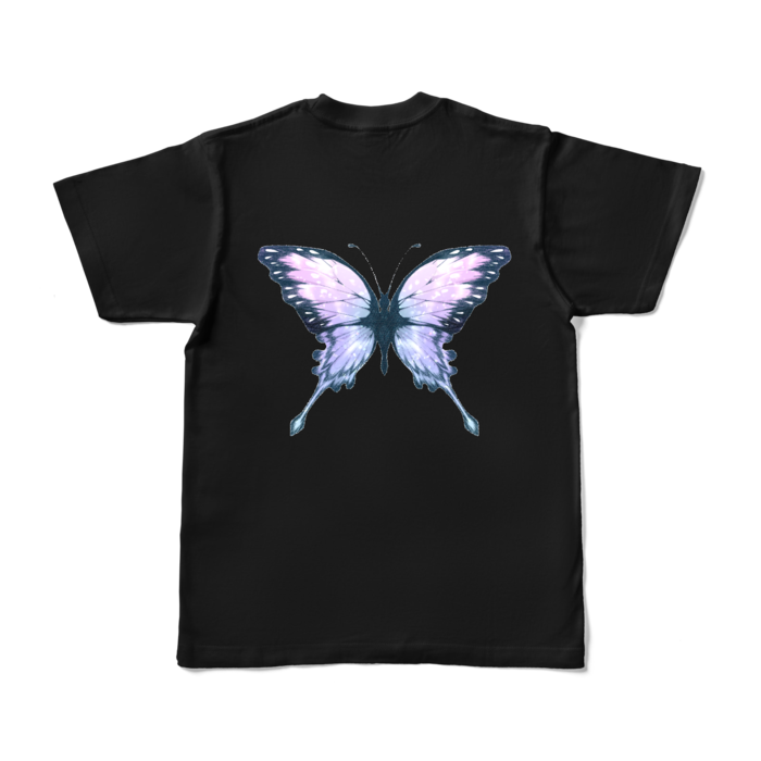 カラーTシャツ - S - ブラック (濃色)(裏面)