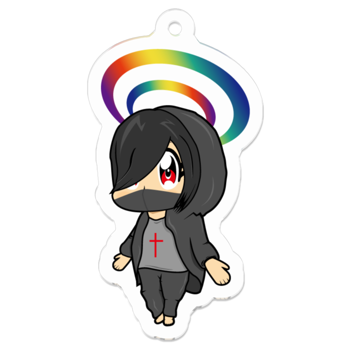 アクリルキーホルダー - 50 x 50 (mm)