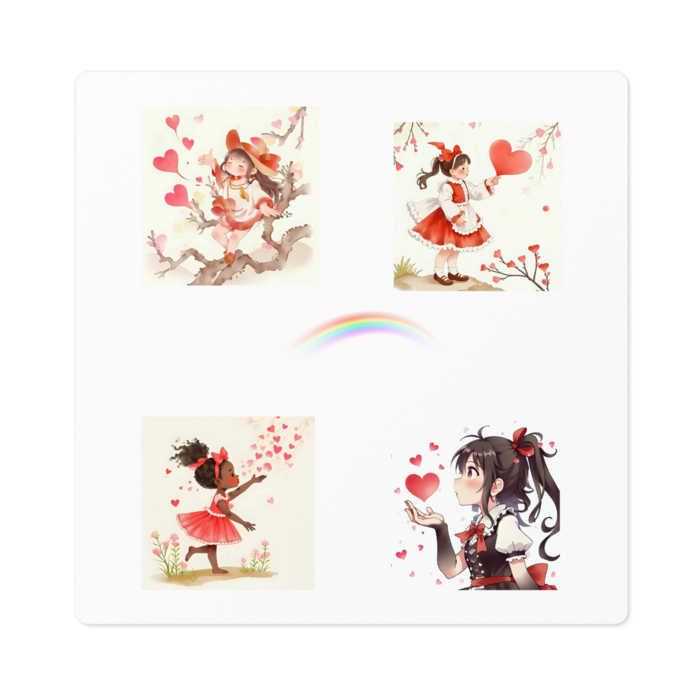 ステッカー - 100 x 100 (mm)