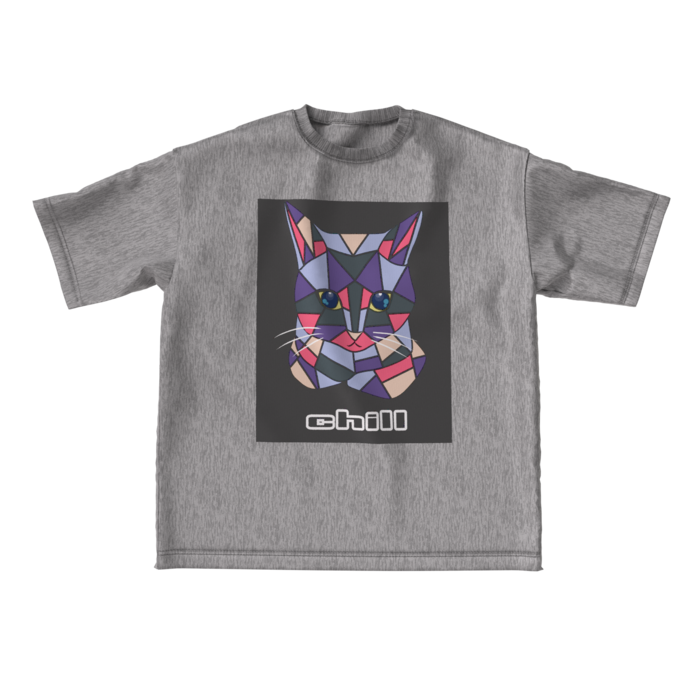 ビッグシルエットTシャツ - L - 両面(1)