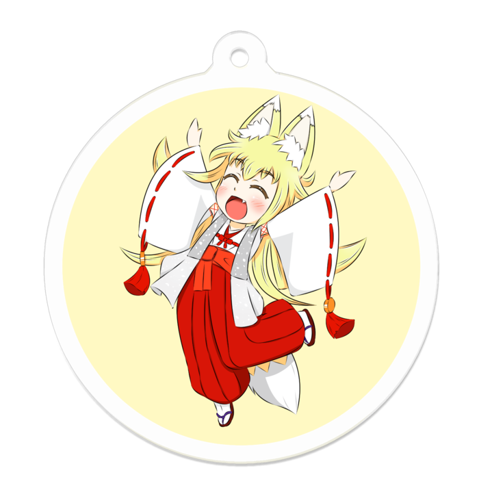 アクリルキーホルダー - 50 x 50 (mm)