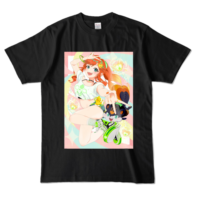 カラーTシャツ - L - ブラック (濃色)