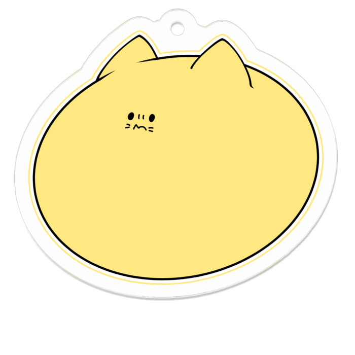 アクリルキーホルダー - 50 x 50 (mm)