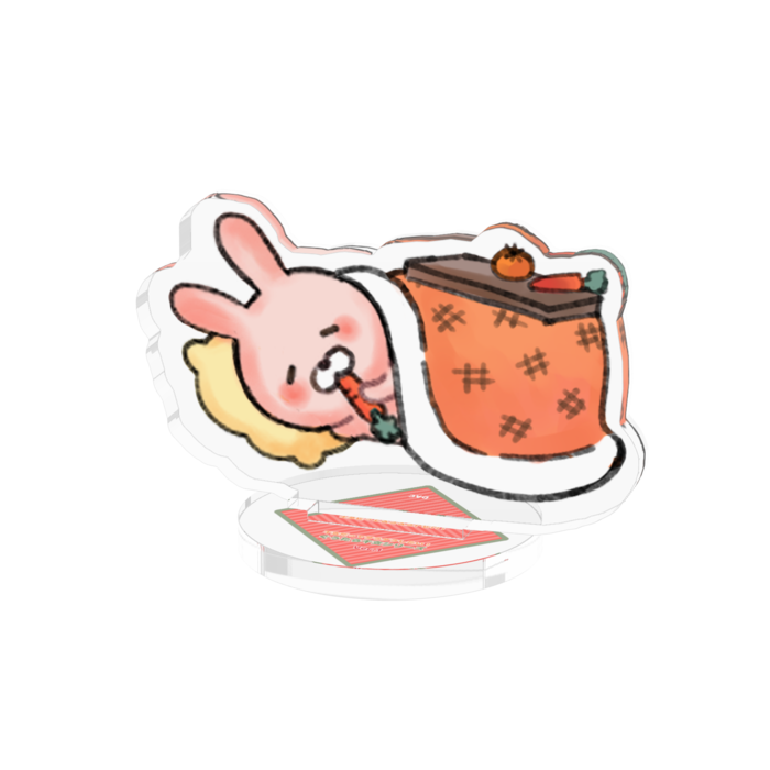 うさぎアクリルフィギュア - 50x50mm