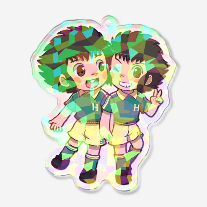 ホログラムアクリルキーホルダー - 70 × 70mm