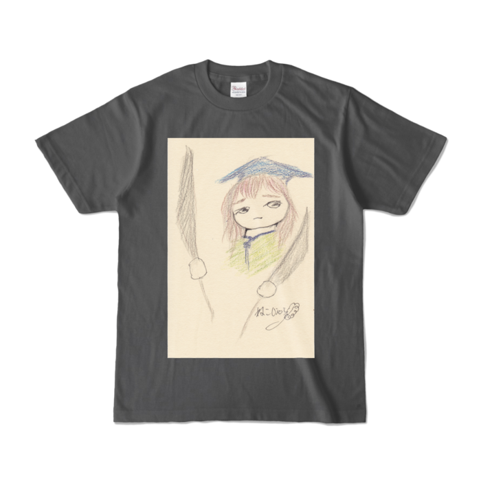 カラーTシャツ - S - チャコール (濃色)