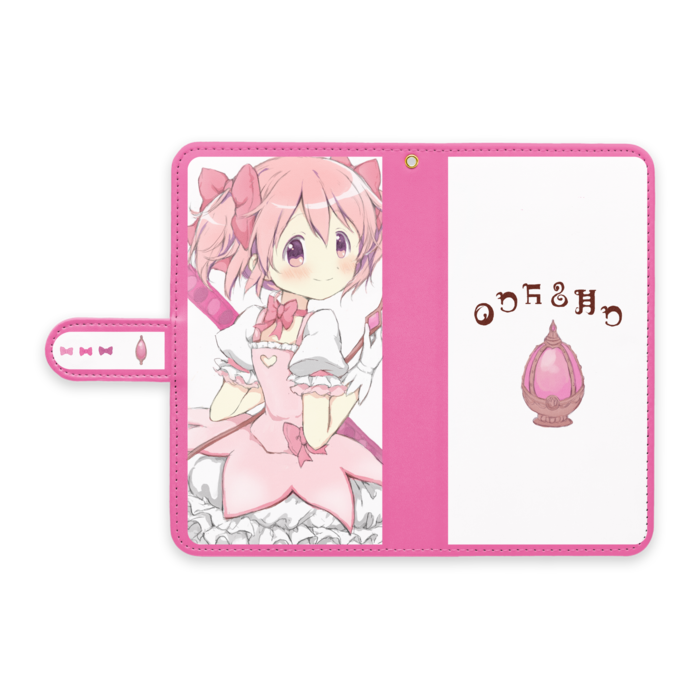 手帳型Androidケース - L - ストラップ穴 あり