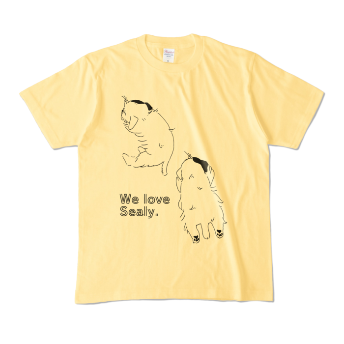 カラーTシャツ - M - ライトイエロー (淡色)