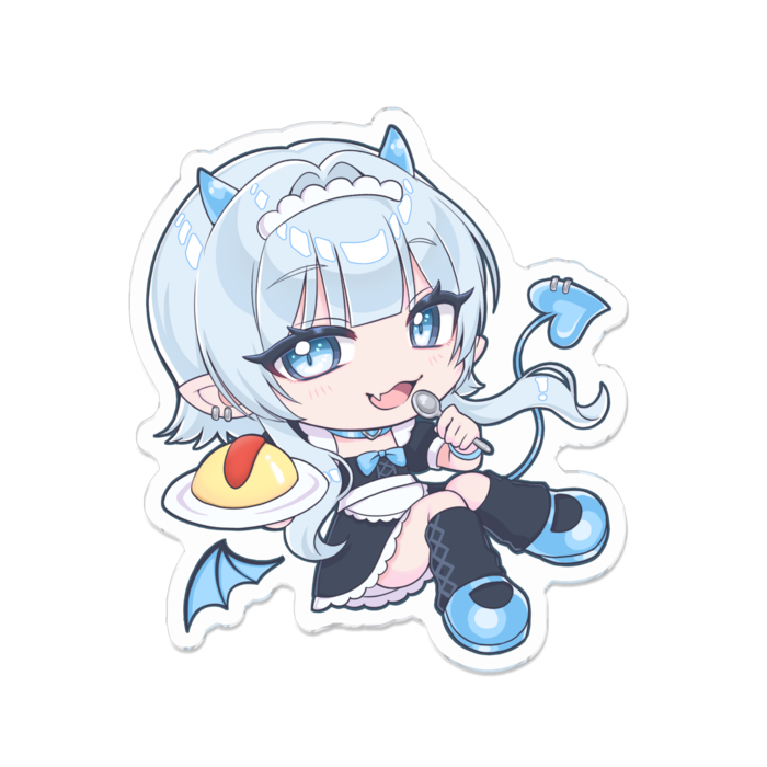 アクリルバッジ - 70 x 70 (mm)