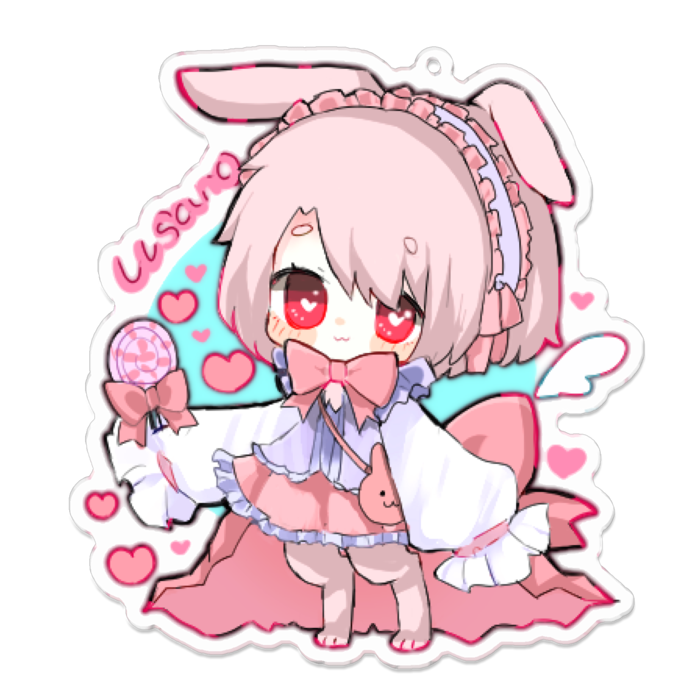 アクリルキーホルダー - 100 x 100 (mm)