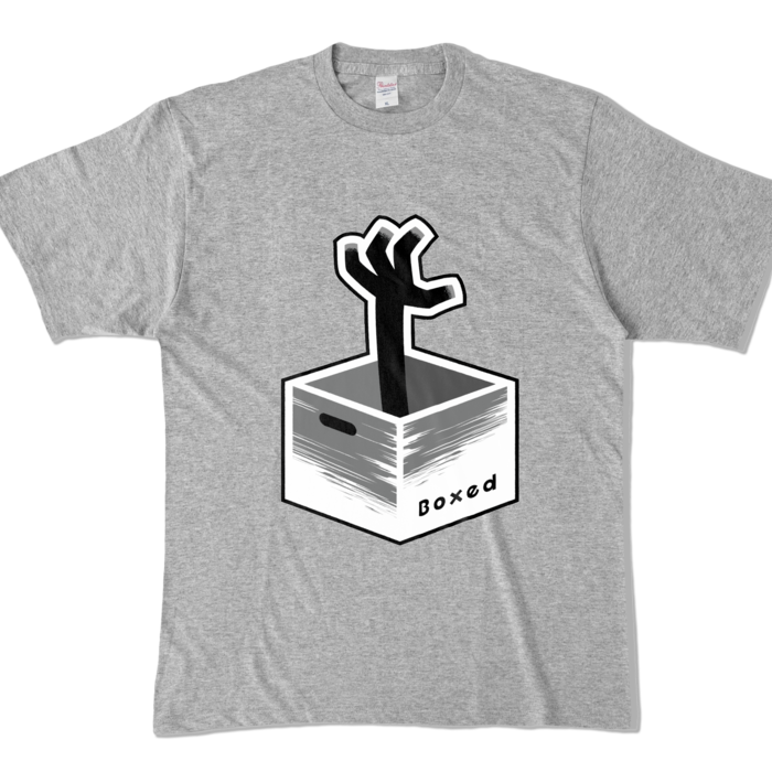 【濃Ｔ】黒：XL（杢グレー）