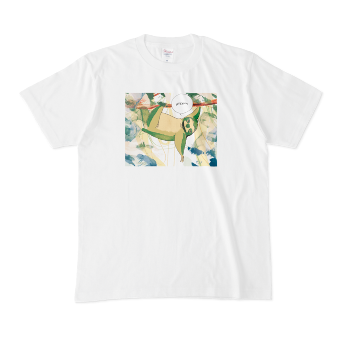 おさぼりナマケモノ  Tシャツ - M - 白