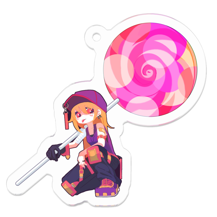 アクリルキーホルダー - 50 x 50 (mm)