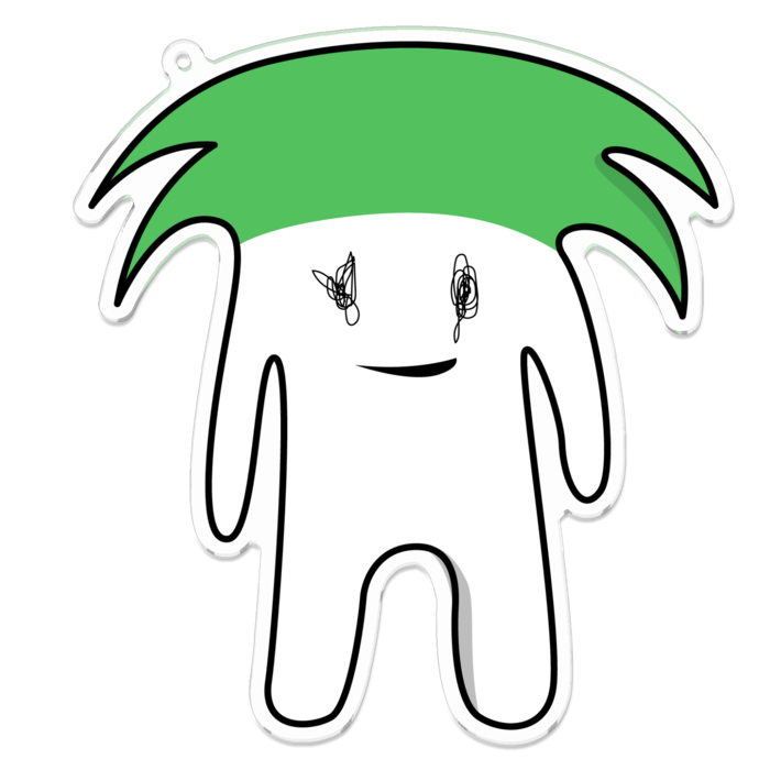 アクリルキーホルダー(コーティング) - 100 x 100 (mm)