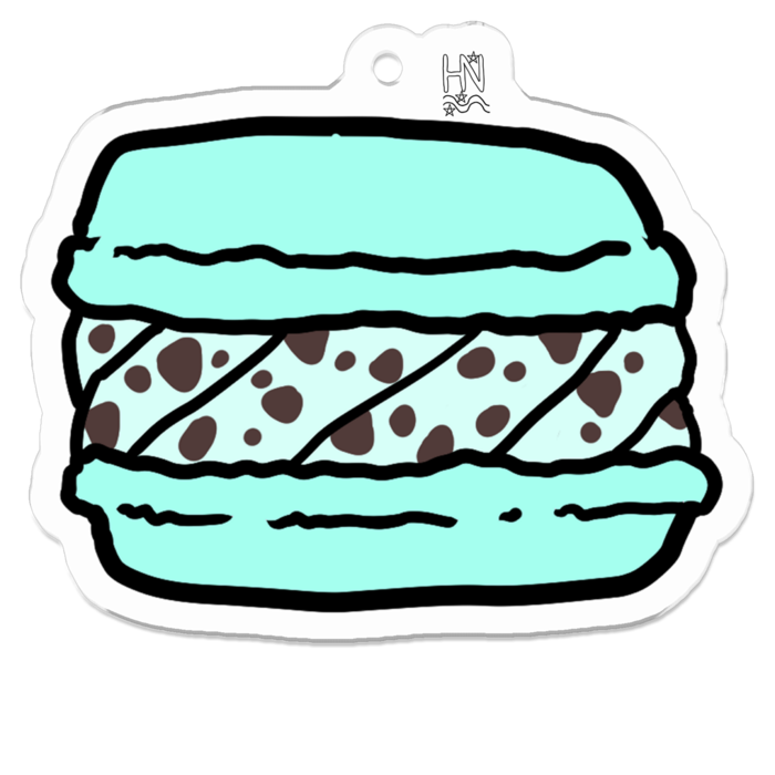 アクリルキーホルダー（コーティング） - 50 x 50 (mm)