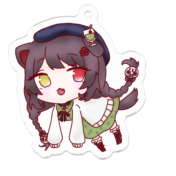 アクリルキーホルダー - 50 x 50 (mm)