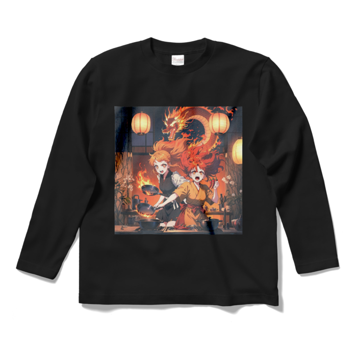 ロングスリーブTシャツ - S - ブラック