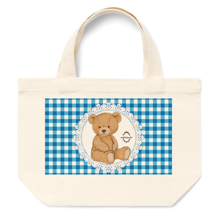 Oliviaちゃん青ギンガムチェック