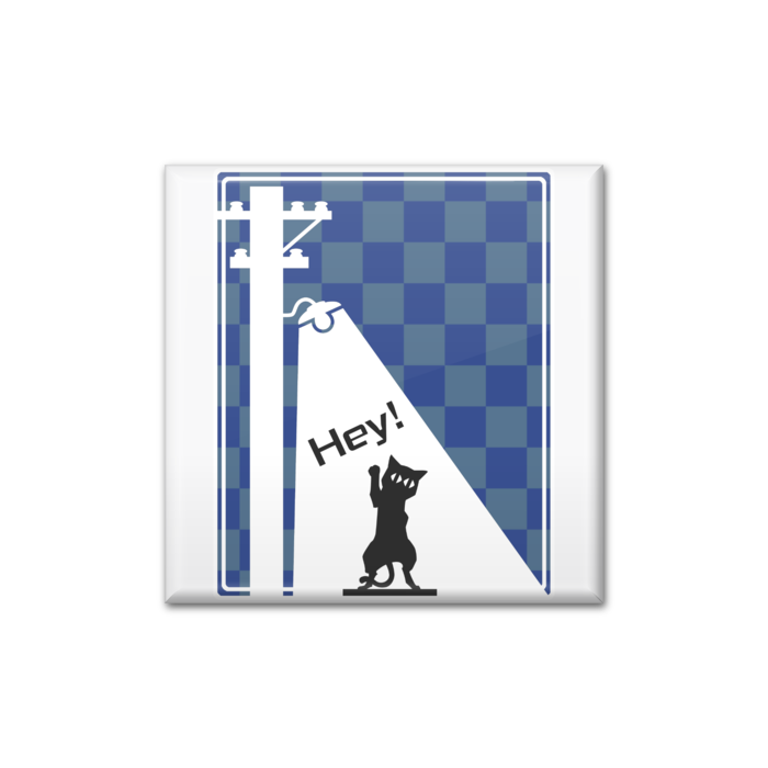 缶バッジ - 四角形40mm