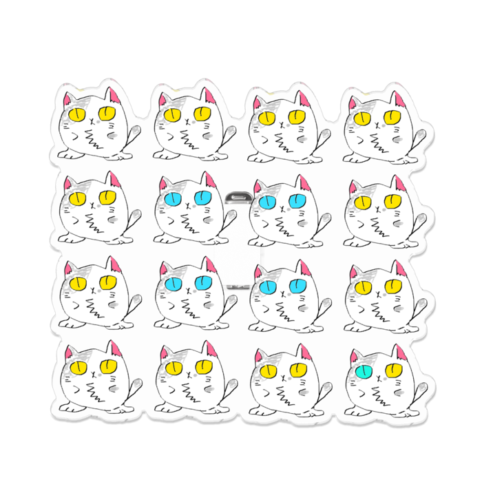 アクリルバッジ - 100 x 100 (mm)