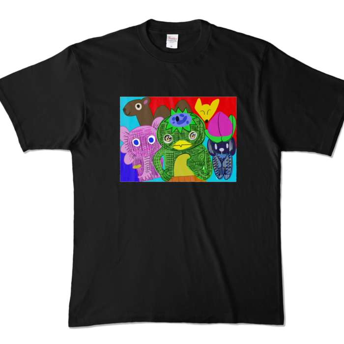 カラーTシャツ - XL - ブラック (濃色)