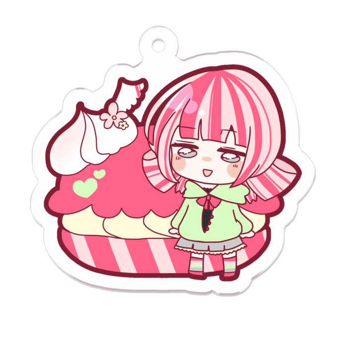 アクリルキーホルダー - 50 x 50 (mm)