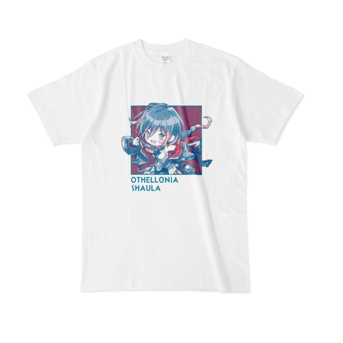 ちびキャラ「シャウラ」 デザインTシャツ(L/ホワイト)