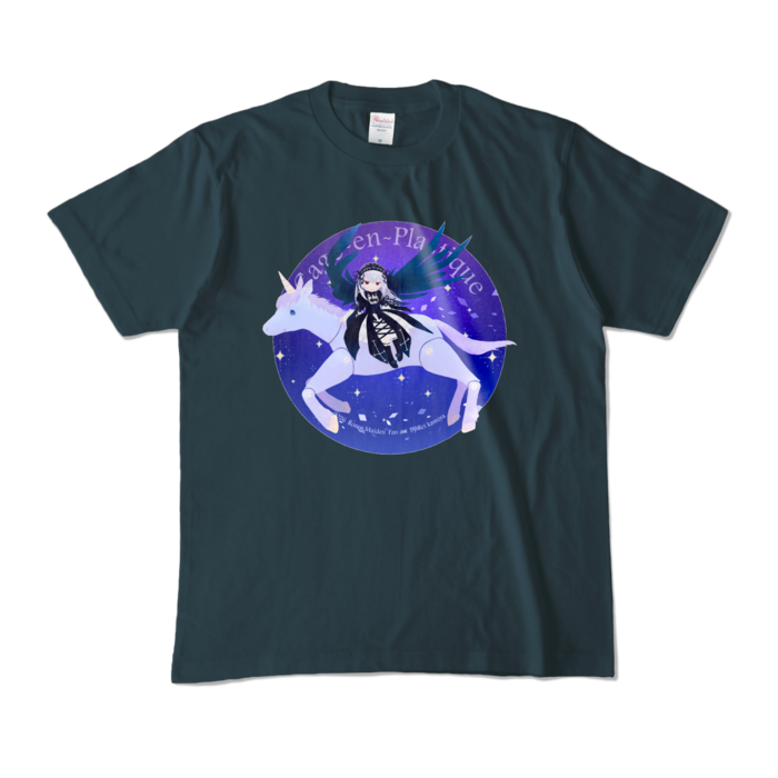カラーTシャツ - M - デニム (濃色)