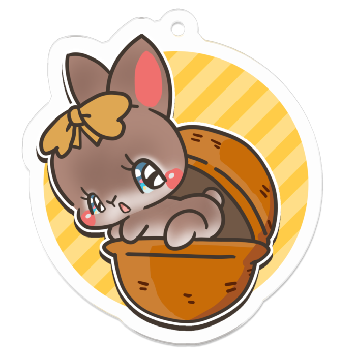 アクリルキーホルダー - 50 x 50 (mm)